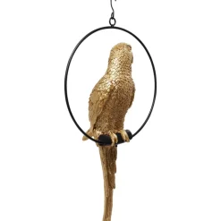 Deko Objekt Swinging Parrot Gold Deko & Geschenkartikel