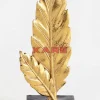 Deko Objekt Two Leaves Gold 9Cm Deko & Geschenkartikel