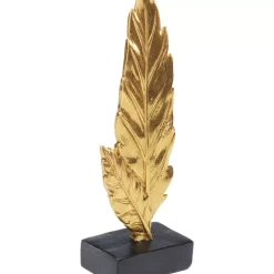 Deko Objekt Two Leaves Gold 9Cm Deko & Geschenkartikel