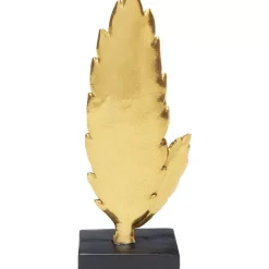 Deko Objekt Two Leaves Gold 9Cm Deko & Geschenkartikel