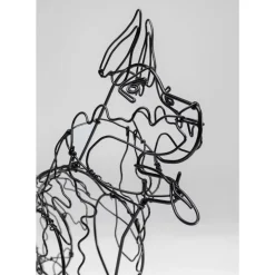 Sale Deko Objekt Wire Attack Dog 36Cm Deko & Geschenkartikel