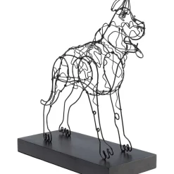 Sale Deko Objekt Wire Attack Dog 36Cm Deko & Geschenkartikel