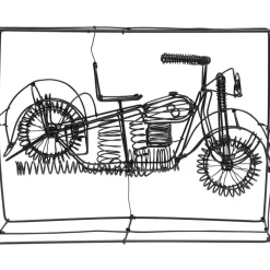 Deko Objekt Wire Harley Bike 32Cm Deko & Geschenkartikel