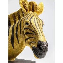 Hot Deko Objekt Zebra Gold Deko & Geschenkartikel