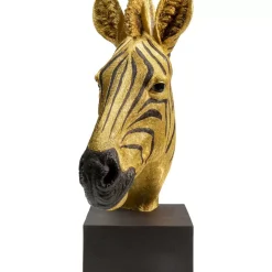Hot Deko Objekt Zebra Gold Deko & Geschenkartikel