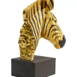 Hot Deko Objekt Zebra Gold Deko & Geschenkartikel