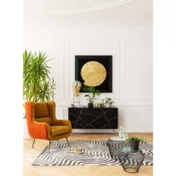 Hot Deko Rahmen Golden Snail 120X120Cm Bilder