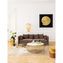 Hot Deko Rahmen Golden Snail 120X120Cm Bilder