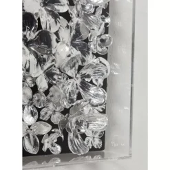 Sale Deko Rahmen Silver Flower 100X100Cm Bilder