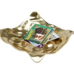 Online Deko Schale Jade Gold 31X29Cm Deko & Geschenkartikel