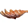 Outlet Deko Schale Leaf Rot 14Cm Deko & Geschenkartikel