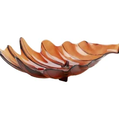 Outlet Deko Schale Leaf Rot 14Cm Deko & Geschenkartikel