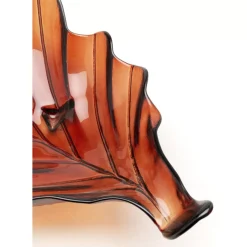 Outlet Deko Schale Leaf Rot 14Cm Deko & Geschenkartikel