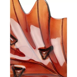 Outlet Deko Schale Leaf Rot 14Cm Deko & Geschenkartikel