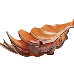 Outlet Deko Schale Leaf Rot 14Cm Deko & Geschenkartikel