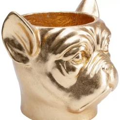 Clearance Deko Ubertopf Bulldog Gold Aufbewahrung & Ordnung