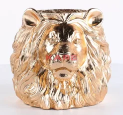 Deko Ubertopf Lion Gold Aufbewahrung & Ordnung