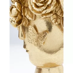 Deko Vase Flowercrown Gold 20Cm Vasen