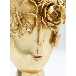 Deko Vase Flowercrown Gold 20Cm Vasen