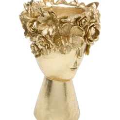 Deko Vase Flowercrown Gold 20Cm Vasen