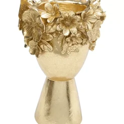 Deko Vase Flowercrown Gold 20Cm Vasen