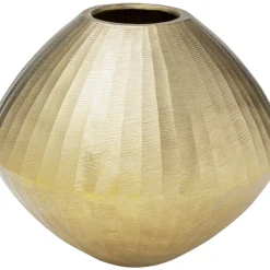 Clearance Deko Vase Sacramento Carving Champagner Gold 30Cm Vasen