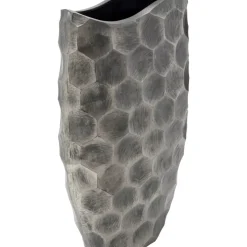 Discount Deko Vase Sacramento Comb Silber Antik 59Cm Vasen