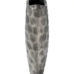 Discount Deko Vase Sacramento Comb Silber Antik 59Cm Vasen