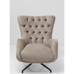 Outlet Drehsessel Bellissima Velvet Beige Sessel