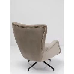 Outlet Drehsessel Bellissima Velvet Beige Sessel