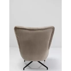 Outlet Drehsessel Bellissima Velvet Beige Sessel