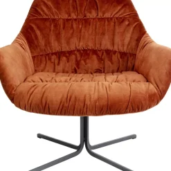 Hot Drehsessel Bristol Rostrot Sessel