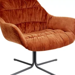 Hot Drehsessel Bristol Rostrot Sessel