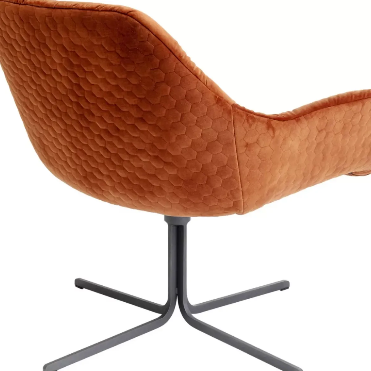 Hot Drehsessel Bristol Rostrot Sessel