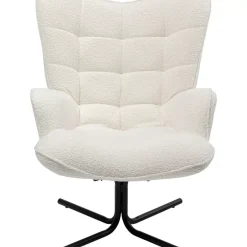 Outlet Drehsessel Oscar Boucle Creme Sessel