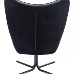 Online Drehsessel Oscar Velvet Schwarz Sessel