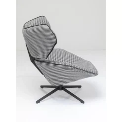 Clearance Drehsessel Toledo Schwarz Weiss Sessel