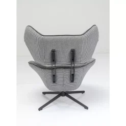 Clearance Drehsessel Toledo Schwarz Weiss Sessel