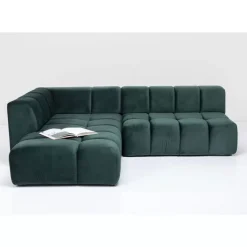 Online Ecksofa Belami Velvet Dunkelgrun Links 265Cm Sofas & Couches