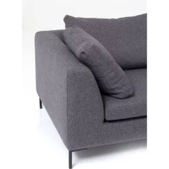 Outlet Ecksofa Gianni Dolce Dunkelgrau Rechts Sofas & Couches