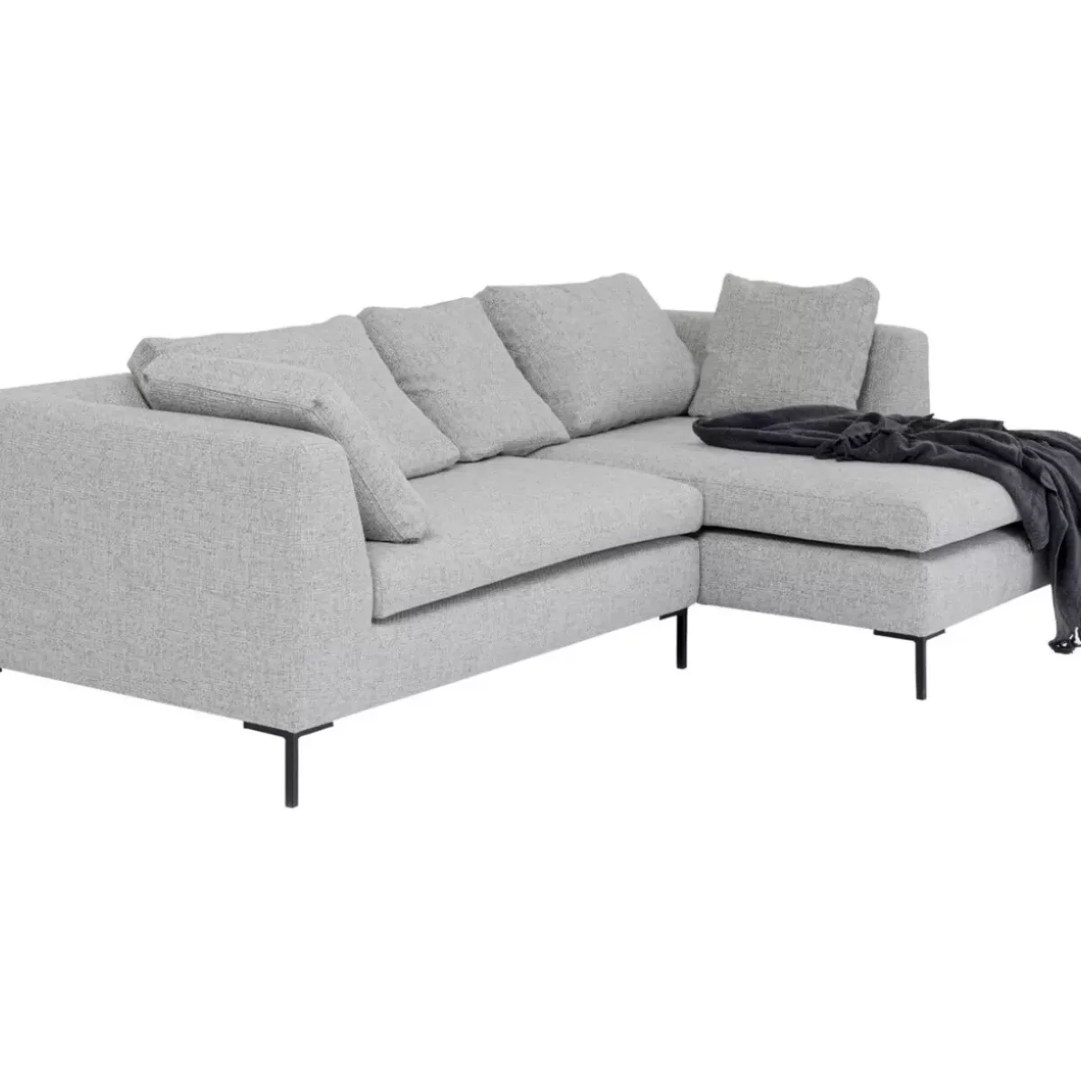 Online Ecksofa Gianni Dolce Hellgrau Rechts Sofas & Couches
