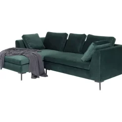 Sale Ecksofa Gianni Small Velvet Dunkelgrun Links Sofas & Couches