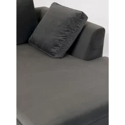 New Ecksofa Gianni Small Velvet Grau Rechts Sofas & Couches