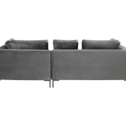 New Ecksofa Gianni Small Velvet Grau Rechts Sofas & Couches