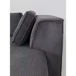 Outlet Ecksofa Infinity Ottomane Cord Grau Rechts Sofas & Couches