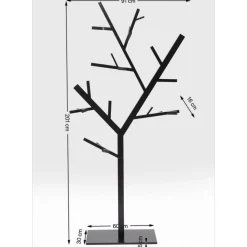 Sale Garderobenstander Technical Tree Schwarz Kleinmöbel & Sonstiges