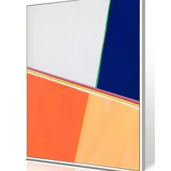 New Gerahmtes Bild Abstract Shapes Multi 73X103Cm Bilder