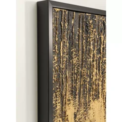 Discount Gerahmtes Bild Abstract Schwarz 80X120Cm Bilder