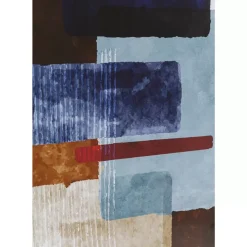 New Gerahmtes Bild Box Back Blau 60X80Cm Bilder