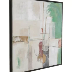 Best Gerahmtes Bild Dust Grun 120X120Cm Bilder
